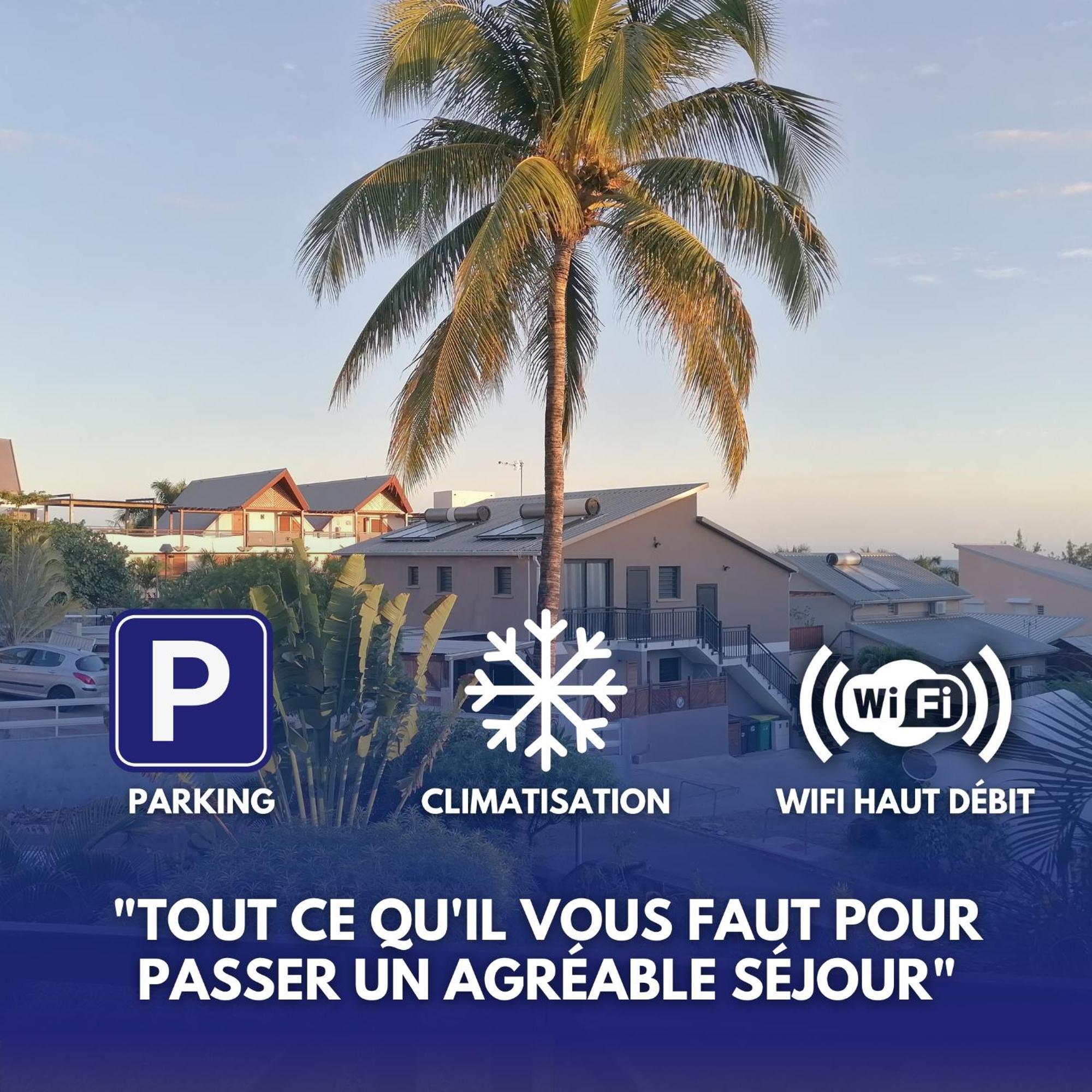 Le Tamarin Bleu - Studio A 300 M De La Plage La Saline Le Bains Exteriör bild